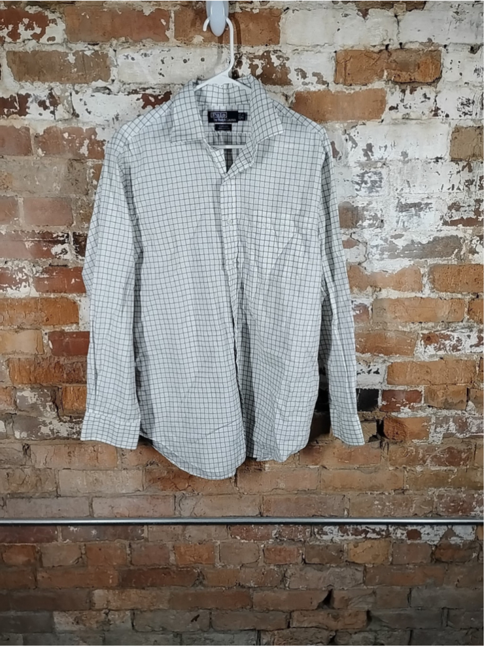 Polo Ralph Lauren Curham Classic Fit 100% Cotton Button Down Size 16 1/2 - 34/35